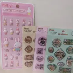 ぷくぷくシール 1点　/　ウォーターシール 3点