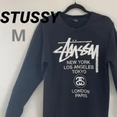 STUSSY ステューシー ワールドツアーロングスリーブTシャツ Mサイズ