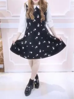 ワンピース mille fille closet LODISPOTTO - mille fille closet Milky Loveワンピースの通販 by りぬ