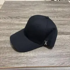 【新品未使用】VARZAR 黒 スタッドロゴ オーバーフィット キャップ フリー