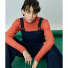 23年購入　ウィムガゼット　アルパカリブタートルネックプルオーバー　ニット