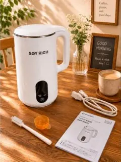 SOY RICH 豆乳メーカー ホワイト 本体のみ - メルカリ