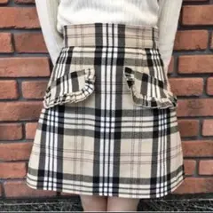 evelyn チェックスカート　【即購入可】