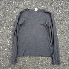AVIREX thermal long T shirt S チャコールグレーのサムネイル