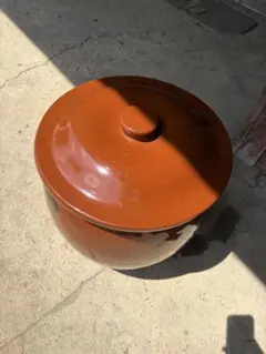 フランスアンティーク 陶器製オーバルキャセロール | Mercari
