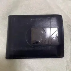 ck Calvin Klein 二つ折り財布 黒