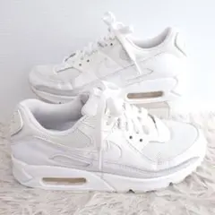 NIKE AIR MAX 90 ナイキ エアマックス スニーカー 靴 25 白色