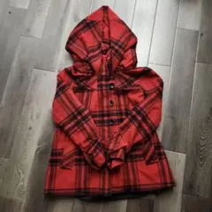 ZARA BASIC フード付きダッフルコート S