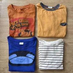キッズ　子供用Tシャツ 4枚セット　子供服まとめ売り　110〜120㎝　子供夏服