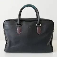 Paul Smith ビジネスバッグ ブラック レザ A4 メンズのサムネイル