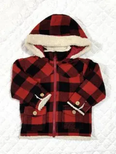 キッズ ベビー アウター チェック柄 80