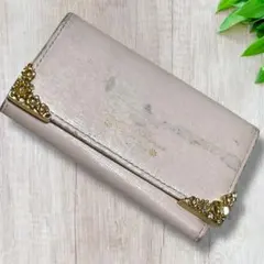 【訳アリ】　サマンサタバサ　プチチョイス　フラワージュエル　キーケース　5連　白