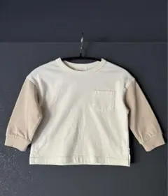 ユニクロ バイカラー長袖Ｔシャツ 80