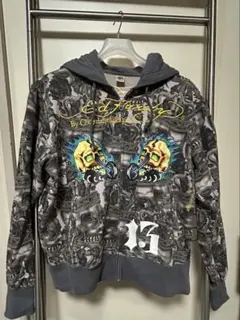 Ed Hardy エドハーディ　パーカー　スカル　タトゥー　Mのサムネイル