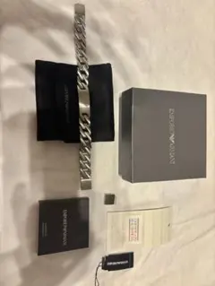 EMPORIO ARMANI ブレスレット シルバーカラー