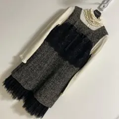 スーパービューティー　ツイード　ジャンパースカート/チュニック ワンピース