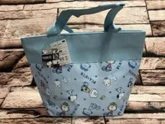 送料無料！人気キャラ【スヌーピー】新柄 保冷ランチ手さげバッグ１個