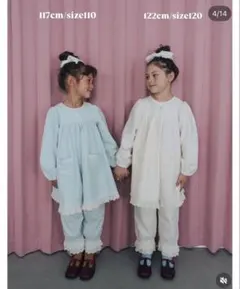 しまむら ソフトチーズ オンライン限定サイズ ネル切り替えパンツ 120