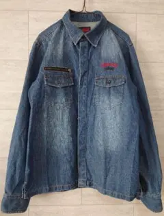 デニムジャケット イルズ　メンズ　レディース　オーバージャケット　ジャケット