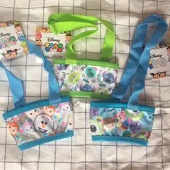 3つまとめて！新品 ドリンクホルダー タピオカ ツムツム tsumtsum