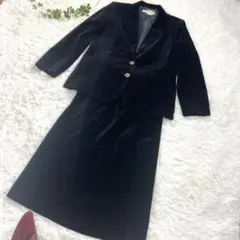MILO MBRE スーツ セットアップ ベロア 9号 M 美品 きれいめ