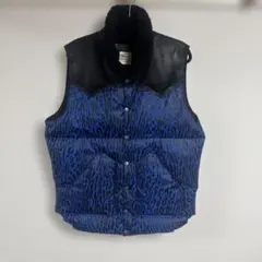 希少WAKO MARIA ×Rocky mountainレオパードダウンベストのサムネイル
