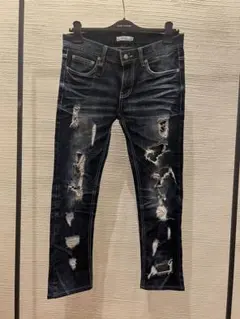 Midas ダメージ加工 ブラックデニム 2 Midas ダメージ加工 ブラックデニム 2 2025年最新】MIDAS メンズ