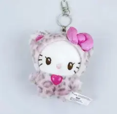 タグ付き ギャルクマ ハローキティ ピンク ぬいぐるみ キーホルダー