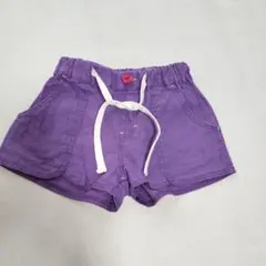 ALGY パープル ハーフパンツ ショートパンツ 100
