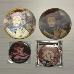 呪術廻戦 両面宿儺 缶バッジ 3Dマグネット