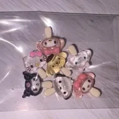 サンリオネイルパーツ 7個セットマイメロシナモン ハローキティクロミポチャッコ