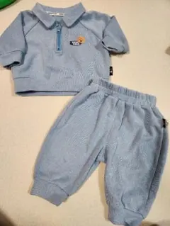 水色ポロシャツとパンツセット 73