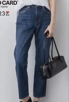 RED CARD TOKYO×23区　スリムストレート　デニムパンツ　38