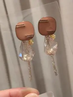 2wayボタンピアス