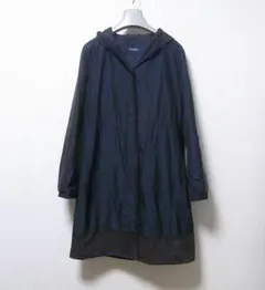 エスマックスマーラ 'S Max Mara レザー 切り替え フード コート