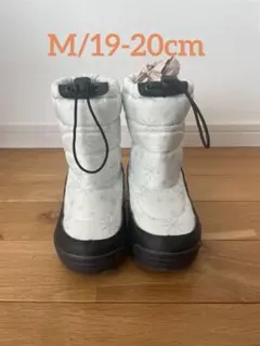 コスビー　M/19-20cm Cosby 子ども用スノーブーツ 雪の結晶模様