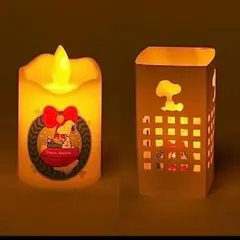 MonoMaster モノマスター 1月号 付録 スヌーピー　キャンドルライト