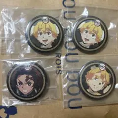 鬼滅の刃 無限列車編 ufotable くじ引き缶バッジ　竈門炭治郎　我妻善逸
