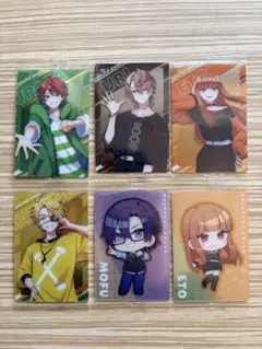 カラフルピーチ　カラピチ　トレカ　ウエハース　6枚セット