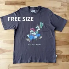 GELATO PIQUE ジェラピケ スーパーマリオ Tシャツ ユニセックス