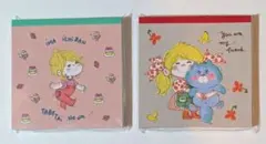 水森亜土　亜土ちゃん　 スクエアメモ　2冊のサムネイル