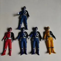 戦隊ヒーローデカレンジャーよりミニフィギュア 5体セット