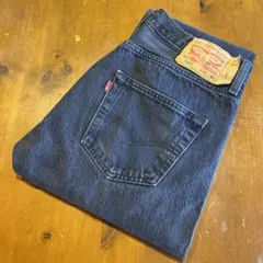 美品 Levi's 501 ブラックデニムジーンズ W33 L30