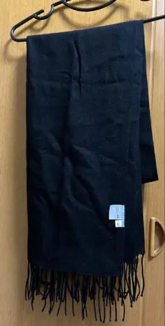 ユニクロ ヒートテック マフラー ブラック ブラック　未使用品