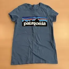patagonia 青 Tシャツ S (7-8)
