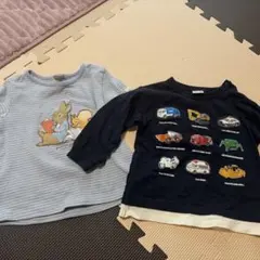 petit mainプティマイン　ロンT 長袖 Tシャツ トミカ 90cm