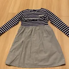 BeBe ボーダーワンピース