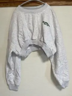ZARA クロップドスウェットシャツ 3443800のサムネイル