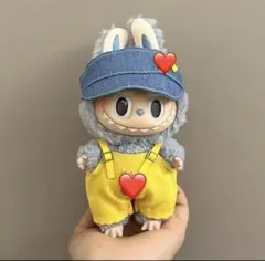 【最短発送】ラブブ labubu オーバーオールセット ぬい活 ぬい服
