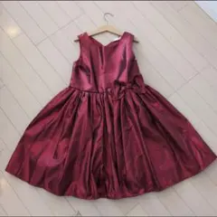 美品★H＆M　シャイニーレッドドレス★